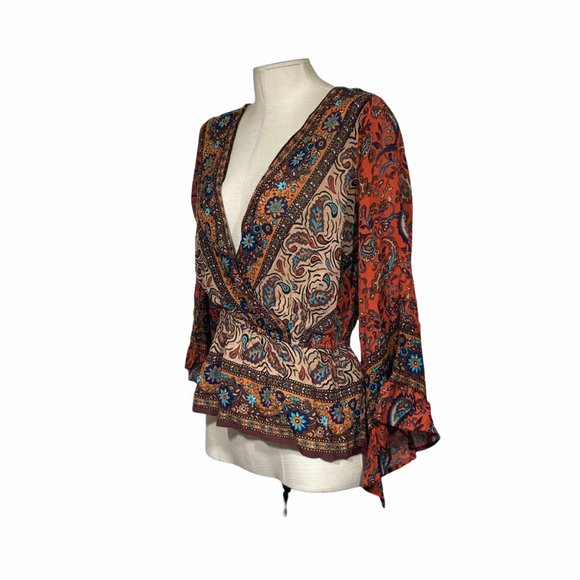 Free People Tops - Free People Rosalie Wrap Top OB1140503